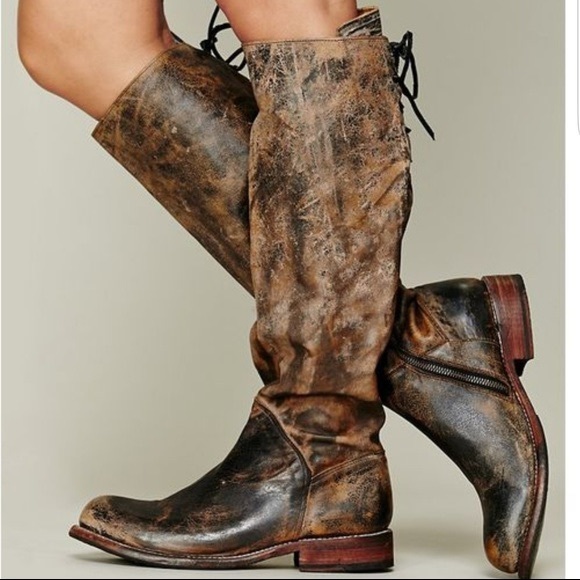 Bed Stu Shoes - Bed Stu Manchester II Black luxe tall boots